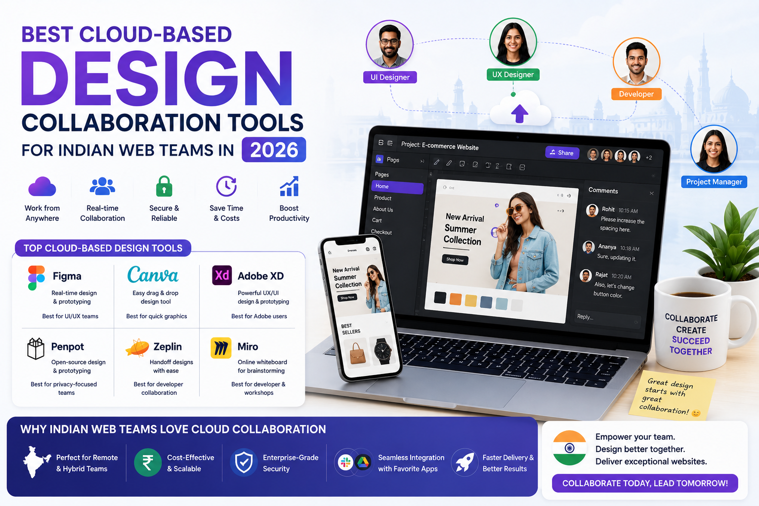 Best Cloud-Based Design Collaboration Tools for Indian Web Teams in 20
