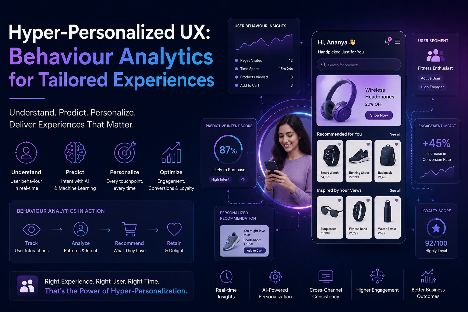 Hyper-Personalized UX: Behaviour Analytics for Tailored Experiences in