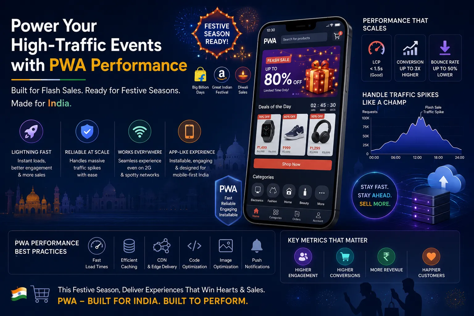 PWA Performance for High-Traffic Events: Handling Flash Sales & Festiv
