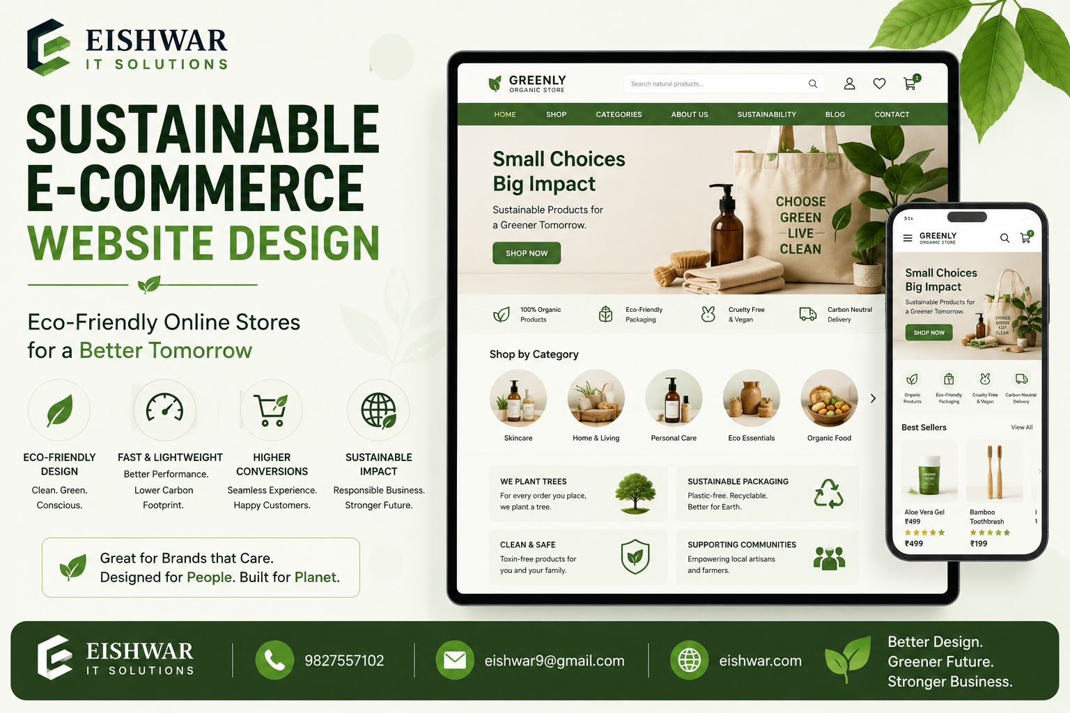 Sustainable E-commerce Website Design: Eco-Friendly Online Stores in I